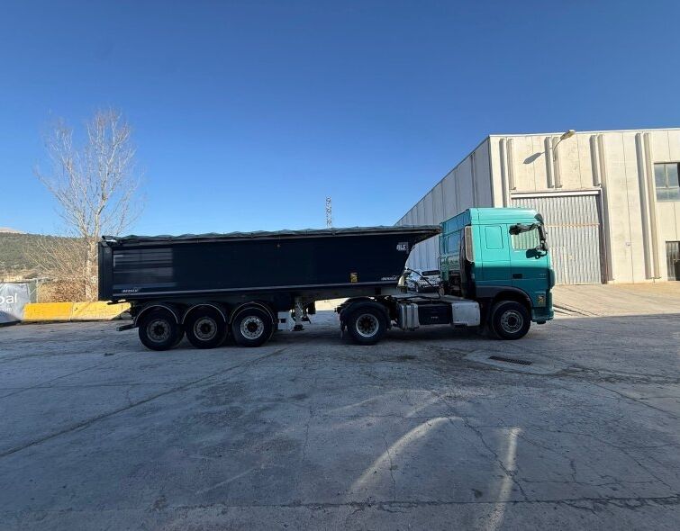 DAF TRACTOR + SEMI REMORQUE BENALU